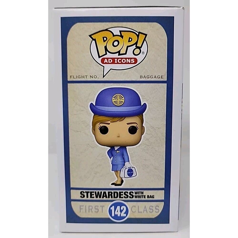 Funko Pop! Pan Am Stewardess with White Bag #142 F33 - Picture 4 of 6